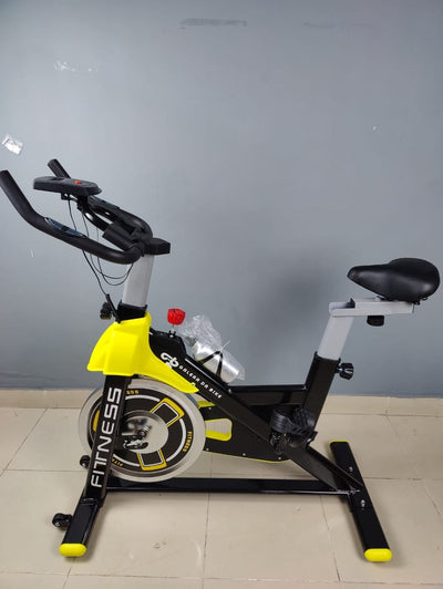 Sports Spin Magnetic Bike 150 KGS - Yellow