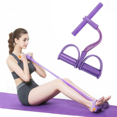 Elastic Pull Rope Tummy TrimmerAbdominal Exerciser Resistance Band