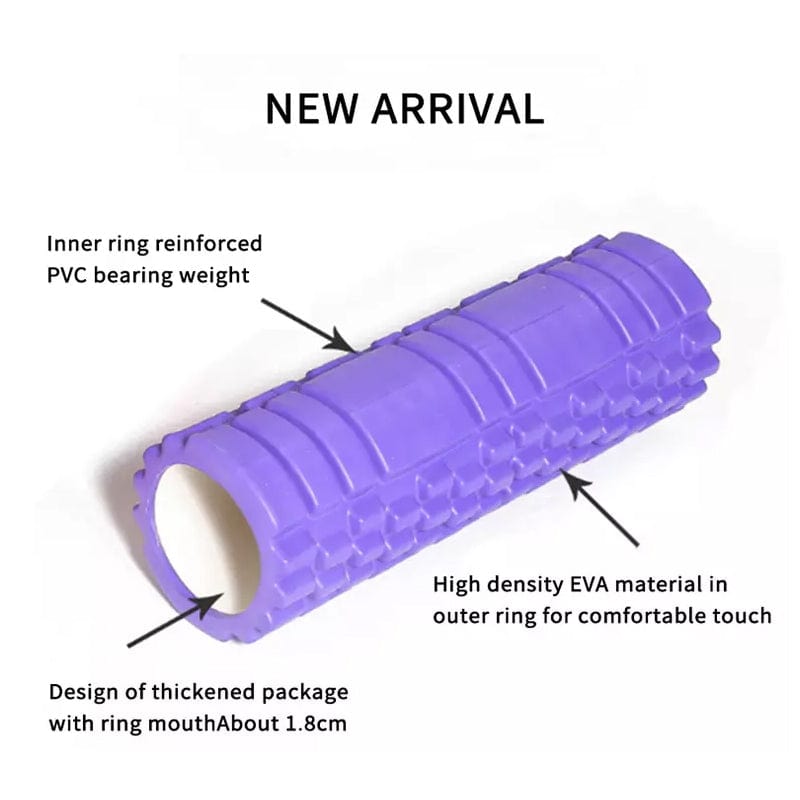 Yoga Foam Grid Roller - 13 & 18 Inches