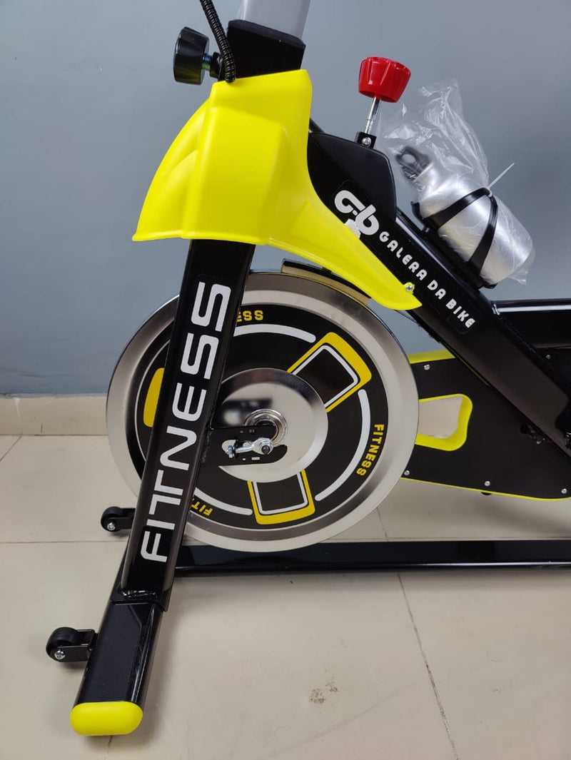 Sports Spin Magnetic Bike 150 KGS - Yellow