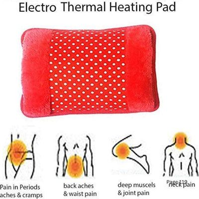 Electro Thermal Heating Pad Fur Velvet Bag Pocket Pain Relief